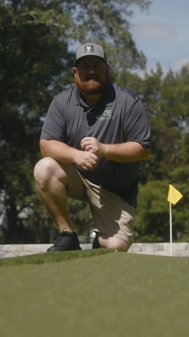 Premium custom putting green install